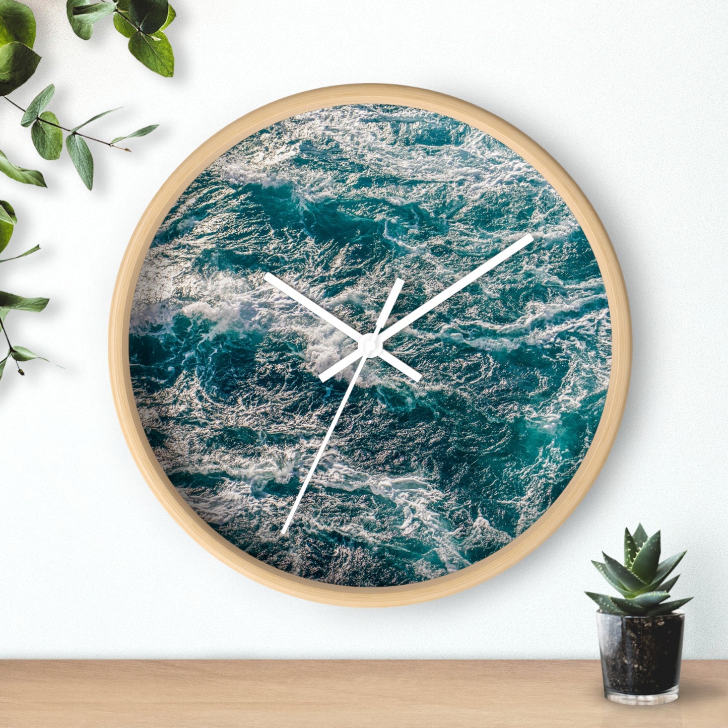Ocean Waves Wall Clock