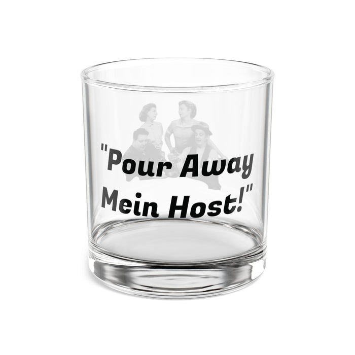 "Pour Away, Mein Host!" Honeymooners Rocks Glass – The Norton Toast 10oz