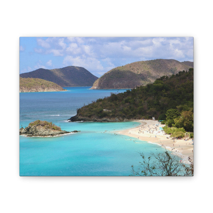 Trunk Bay Bliss – Caribbean Paradise from Above