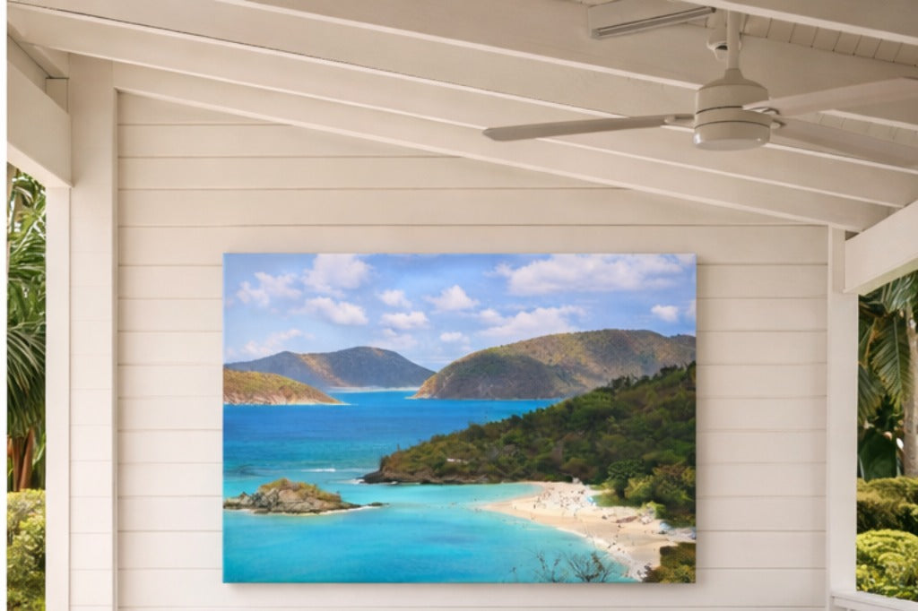 Trunk Bay Bliss – Caribbean Paradise from Above