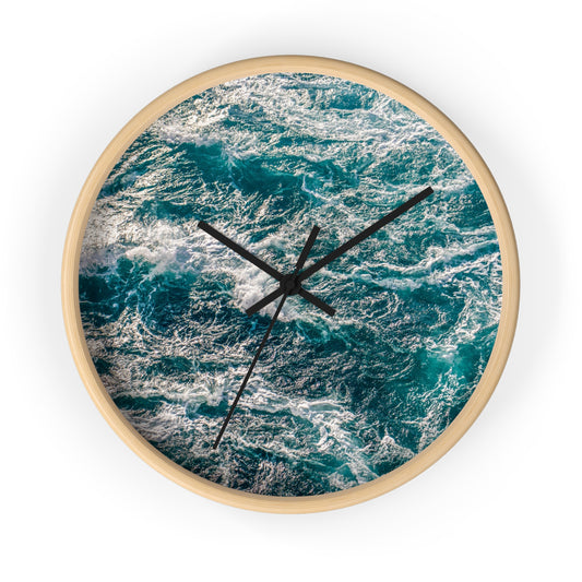 Ocean Waves Wall Clock
