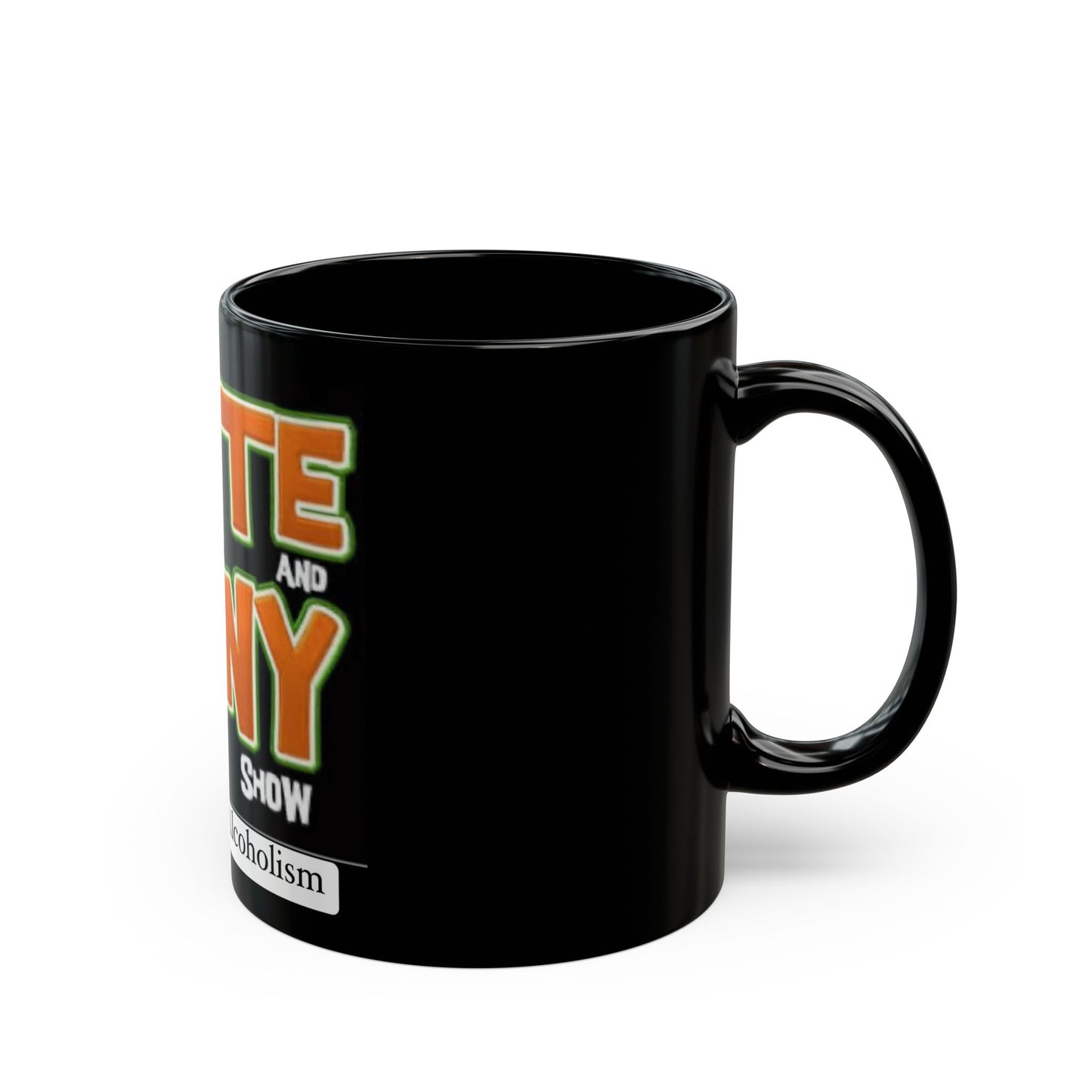 Conte and Kenny Show Black Ceramic Mug 11oz