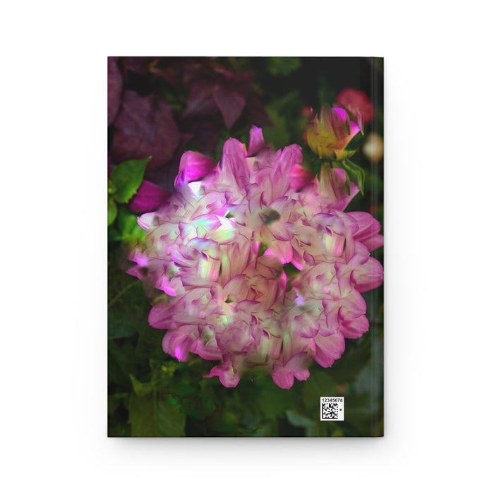 Pink Hydrangea Hardcover Journal