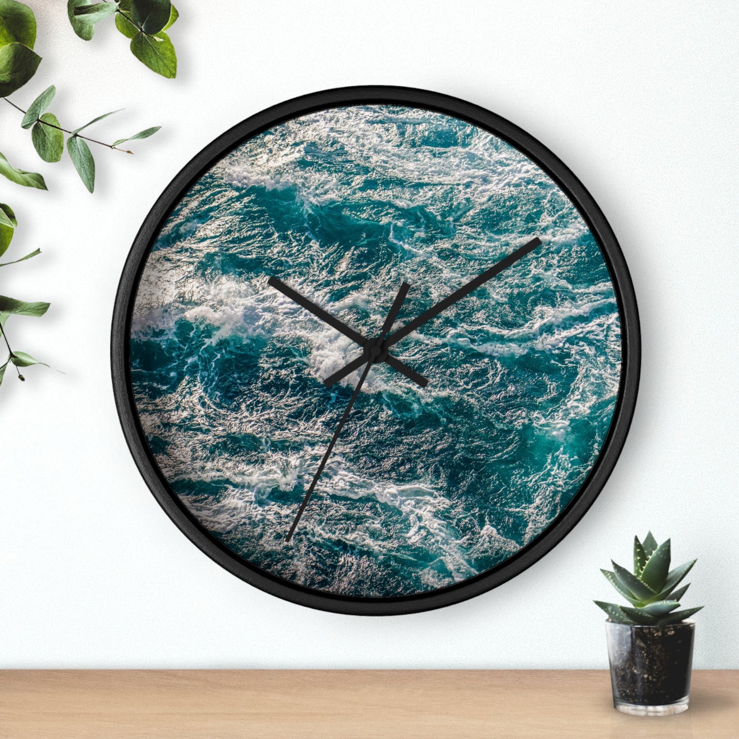 Ocean Waves Wall Clock