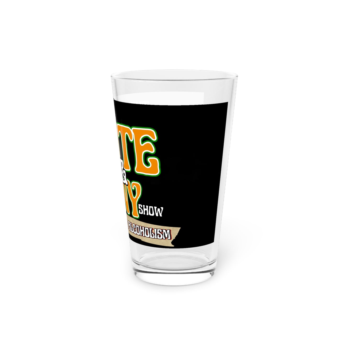 Conte and Kenny Show Pint Glass 16oz