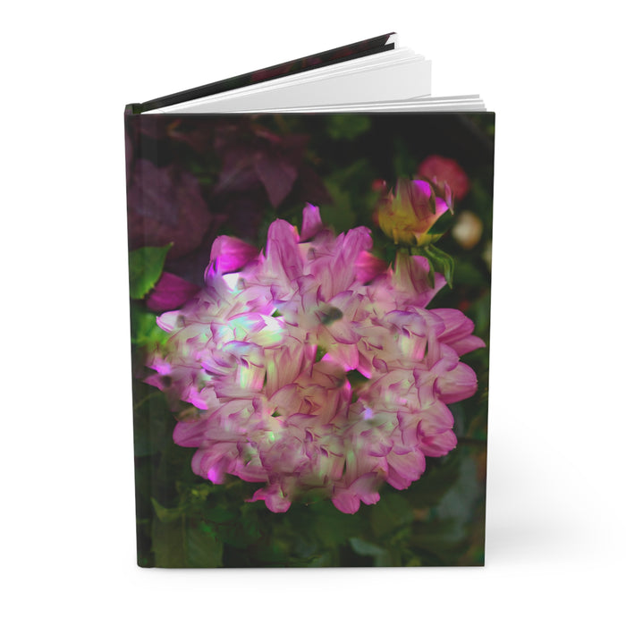 Pink Hydrangea Hardcover Journal