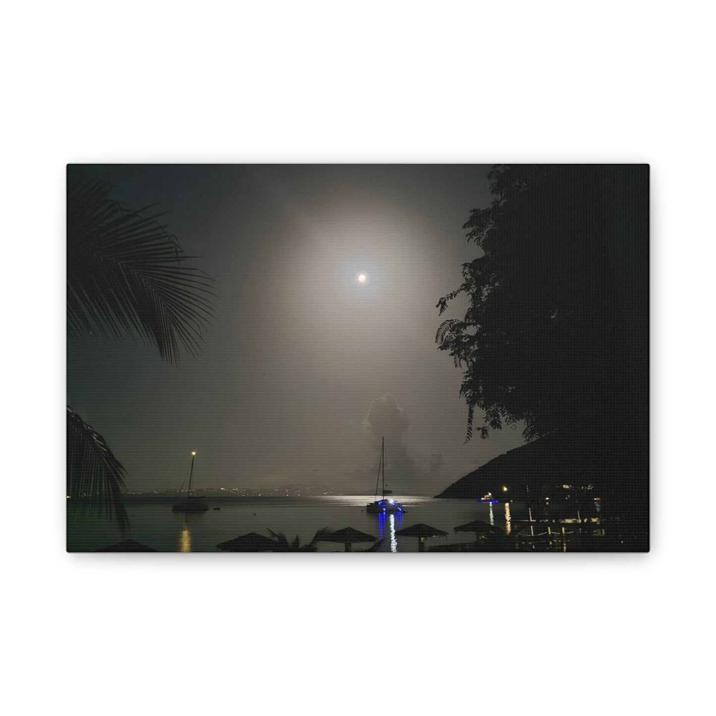 Moonlit Angel Over Great Harbor, Jost Van Dyke