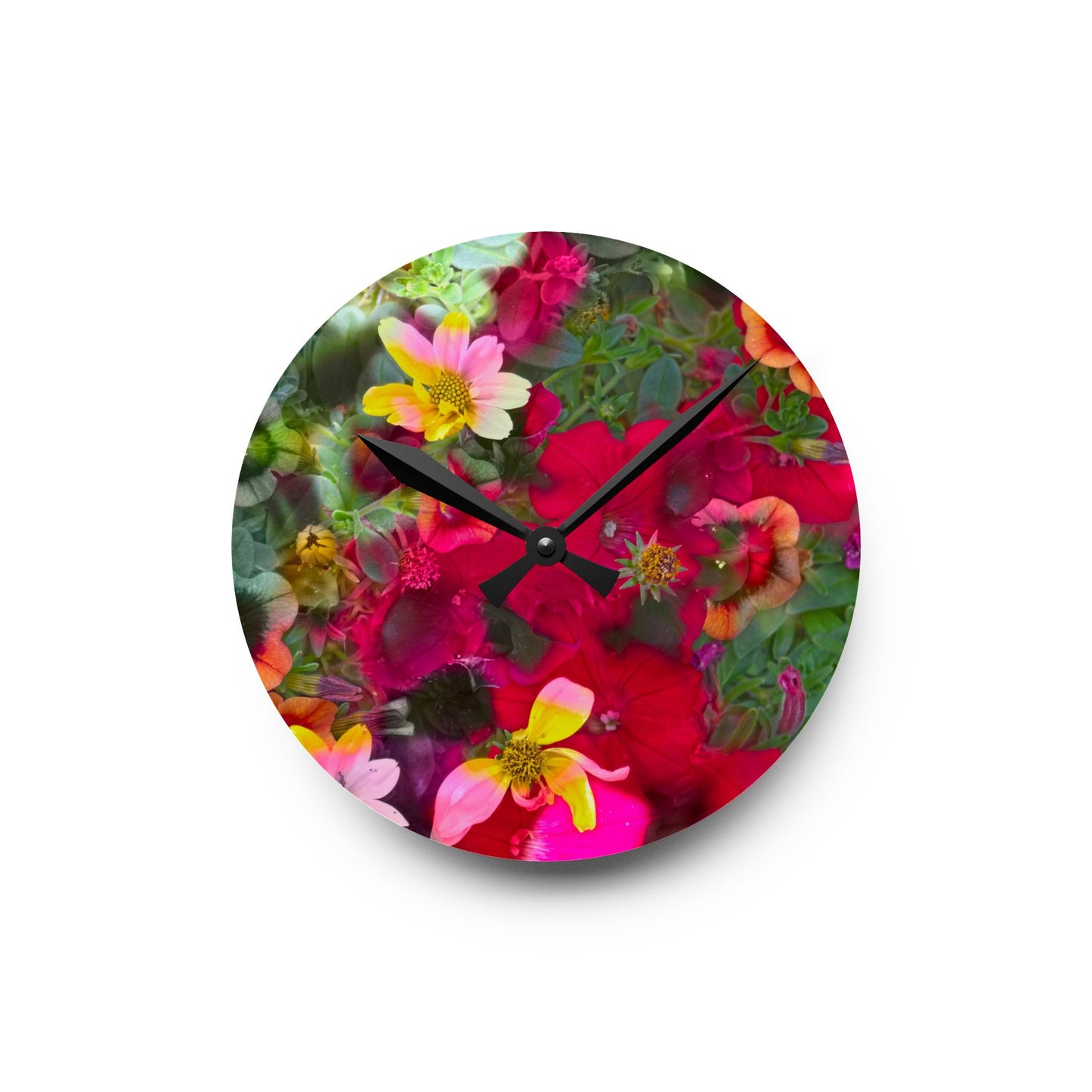 Floral Fiesta Wall Clock