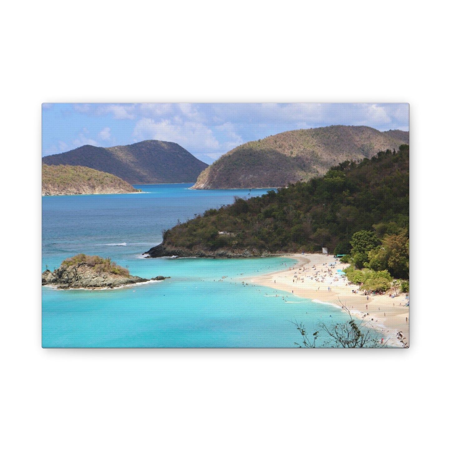 Trunk Bay Bliss – Caribbean Paradise from Above