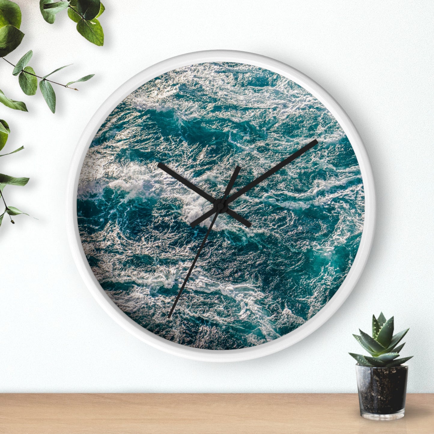 Ocean Waves Wall Clock