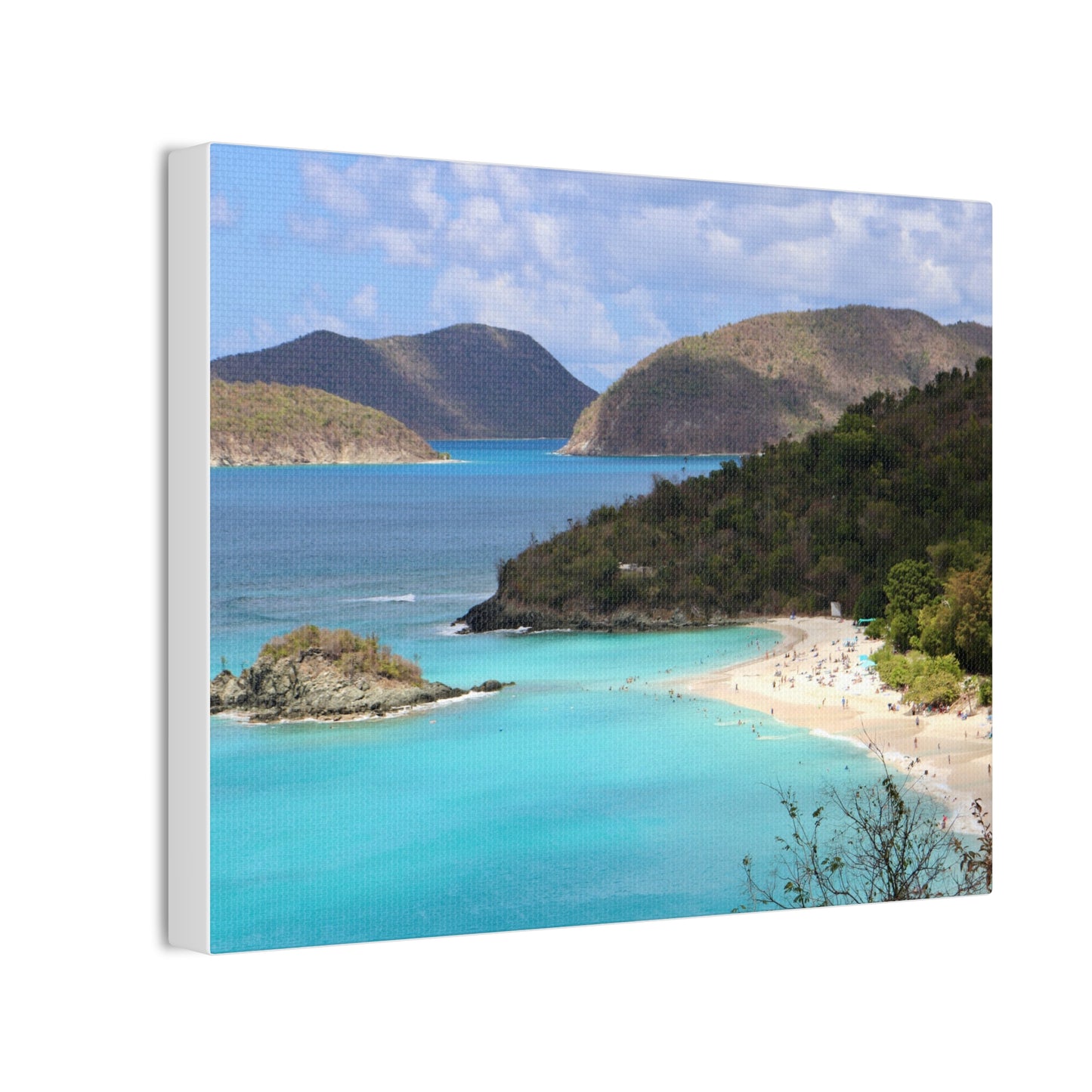 Trunk Bay Bliss – Caribbean Paradise from Above