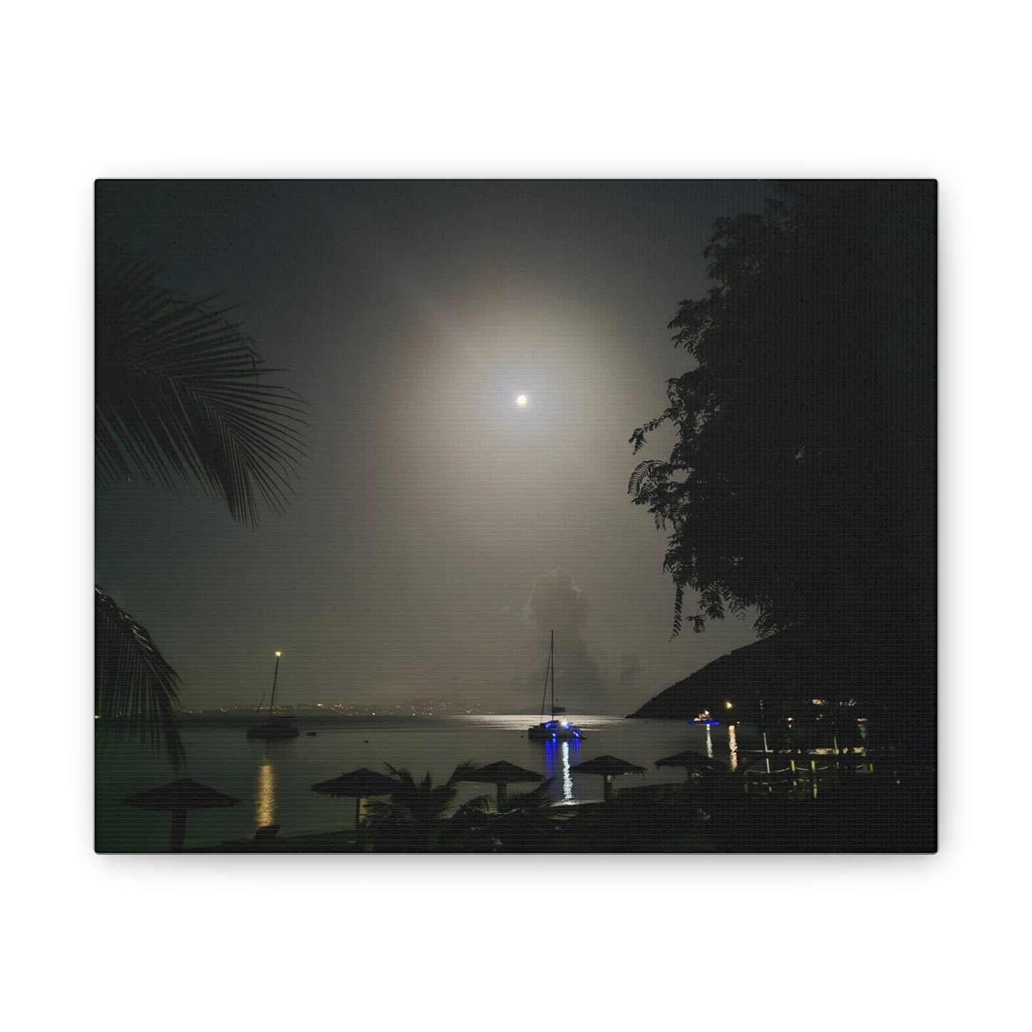 Moonlit Angel Over Great Harbor, Jost Van Dyke