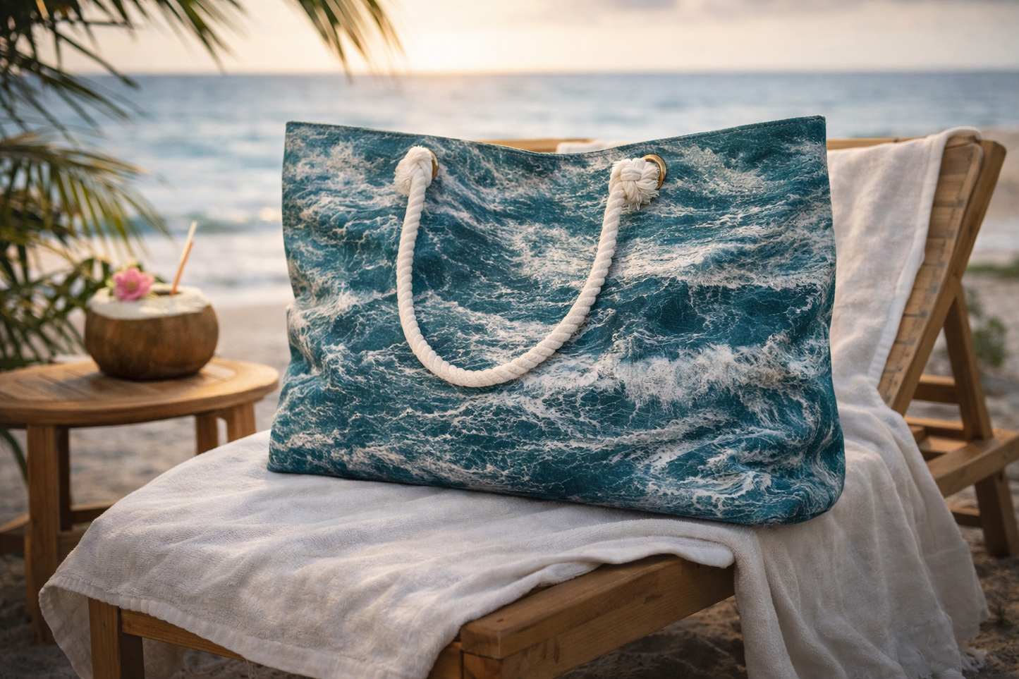 Ocean Waves Weekender Bag