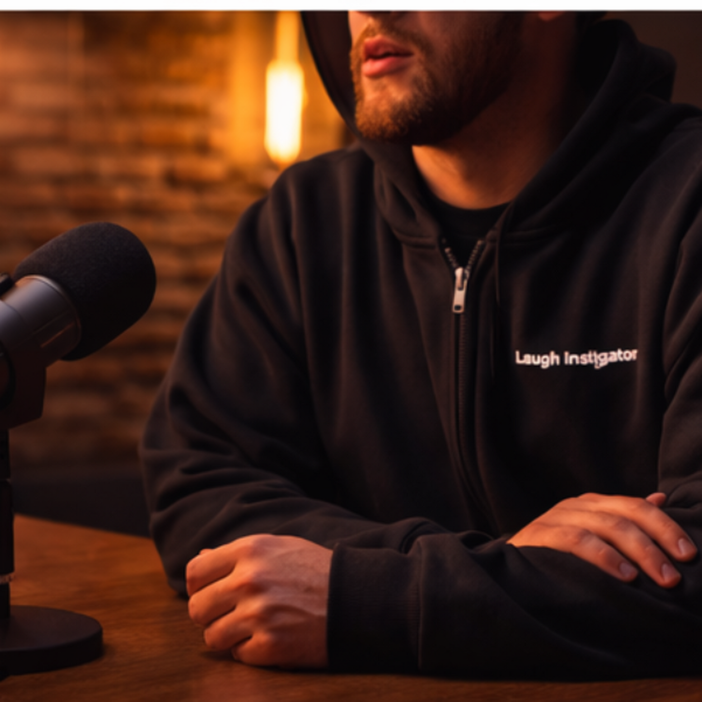 Conte and Kenny Laugh Instigator Zip Hoodie