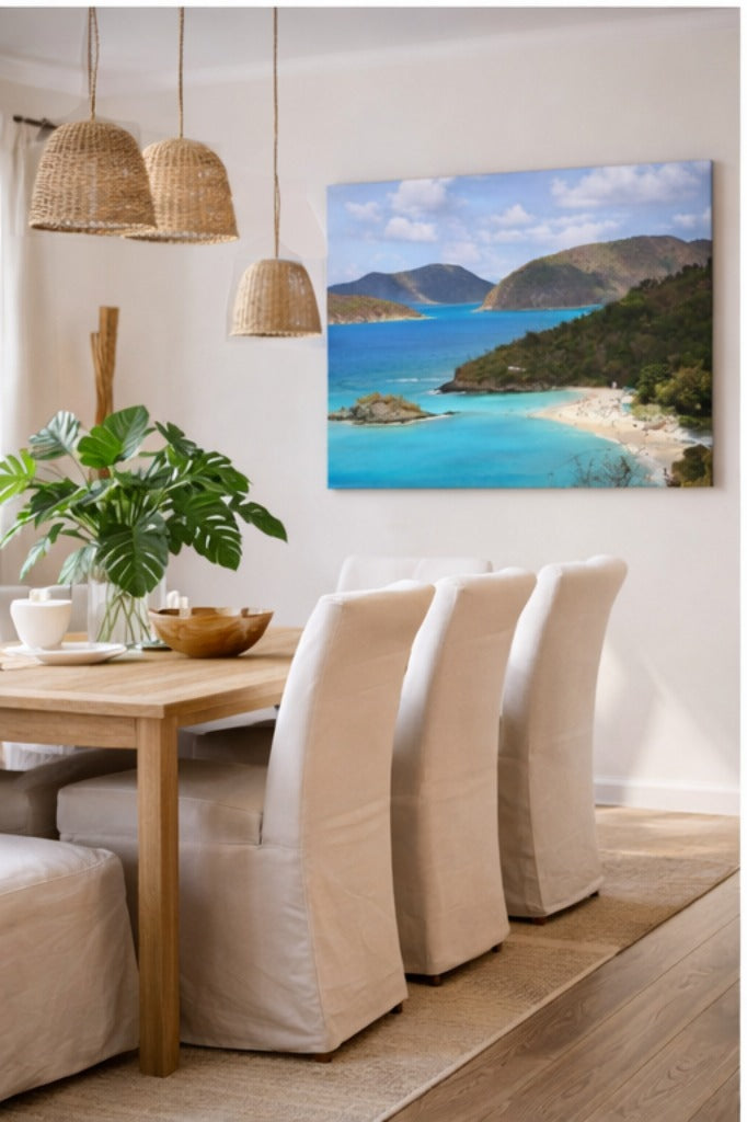 Trunk Bay Bliss – Caribbean Paradise from Above