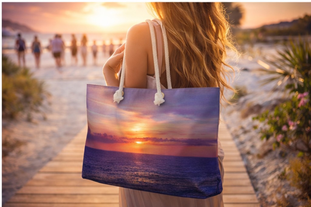 Sunset Beach Bag