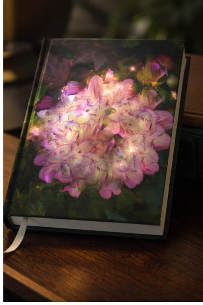 Pink Hydrangea Hardcover Journal
